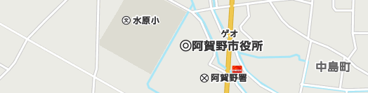 阿賀野市周辺の地図