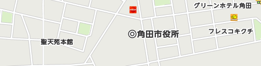 角田市周辺の地図