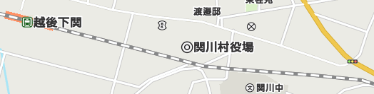 岩船郡関川村周辺の地図