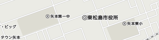 東松島市周辺の地図