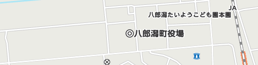 南秋田郡八郎潟町周辺の地図