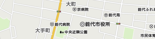 能代市周辺の地図