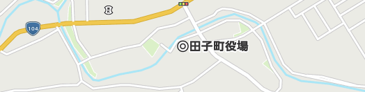 三戸郡田子町周辺の地図