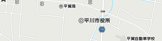 平川市周辺の地図
