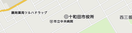 十和田市周辺の地図