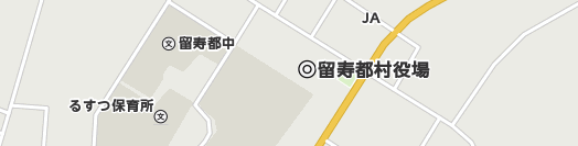 虻田郡留寿都村周辺の地図