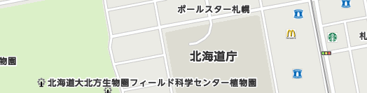 北海道周辺の地図