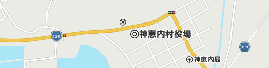 古宇郡神恵内村周辺の地図