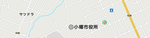 小樽市周辺の地図