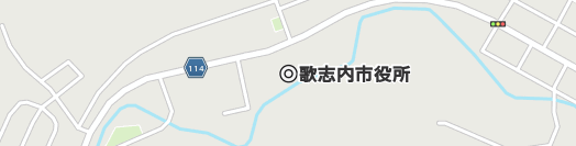 歌志内市周辺の地図