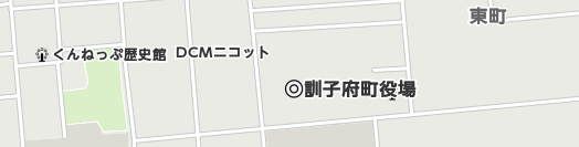 常呂郡訓子府町周辺の地図