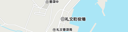 礼文郡礼文町周辺の地図